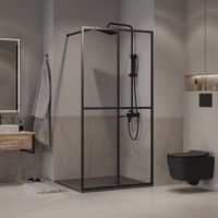 Товар: Душевая перегородка Niagara Nova (100х195) черный матовый,стекло прозрачное,1 место арт-NG-686-10BLACK - фото 2 Душевая перегородка Niagara Nova (100х195) черный матовый,стекло прозрачное,1 место арт-NG-686-10BLACK — фото 2, Душевые перегородки