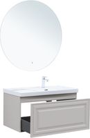 Товар: Тумба с раковиной Aquanet Агата 90 R 1 ящ. цв. бежевый 00365935 - фото 7 Тумба с раковиной Aquanet Агата 90 R 1 ящ. цв. бежевый 00365935 — фото 7, Тумбы с раковиной