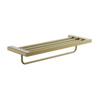 Полка для полотенец BELZ , брашированное золото арт-B90824 — фото 1, Полки для полотенец