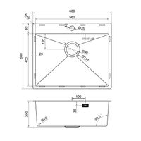 Товар: Кухонная мойка Reflexion Iseo RX2250GD брашированное золото - фото 289 Кухонная мойка Reflexion Iseo RX2250GD брашированное золото — фото 289, Кухонные мойки