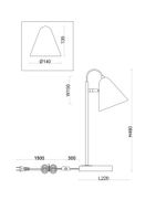 Настольный светильник Freya арт-FR8001TL-01WG — фото 2, Настольные лампы