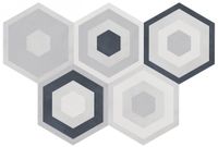 Плитка Geotiles Starkdeck Gris 25,8x29 Compacglass (1 кв.м.) арт-Starkdeck Gris 25.8x29 Compacglass — фото 1, Керамическая плитка