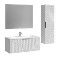 Тумба подвесная "БЛИСС-100 см" с 1 ящ. белая матовая (ум. Блисс-100 см.) арт-1010050 — фото 2, Тумбы под раковину