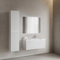 Тумба подвесная SANCOS Snob R 1.0 995х445х406, c одним ящиком оснащенным доводчиками, Bianco , арт. арт-SNR1.0100RW — фото 7, Тумбы под раковину