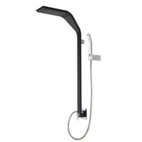 Душевая система Webert Wolo , хром/черный арт-WO660302564 — фото 1, Душевые стойки