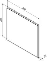 Мебель для ванной Aquanet Nova Lite 85 белый глянец арт-00274174 — фото 11, Комплекты мебели для ванной