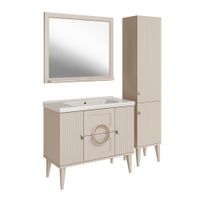 Товар: Комплект мебели Федерика 100 "Тирамису Софт" по раковину Гармония 100 111211 - фото 2 Комплект мебели Федерика 100 "Тирамису Софт" по раковину Гармония 100 111211 — фото 2, Комплекты мебели для ванной