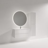 Товар: Тумба подвесная SANCOS Snob R 995х390х500, c двумя ящиками оснащенными доводчиками, Bianco, арт.SNR100/39W - фото 4 Тумба подвесная SANCOS Snob R 995х390х500, c двумя ящиками оснащенными доводчиками, Bianco, арт.SNR100/39W — фото 4, Тумбы под раковину