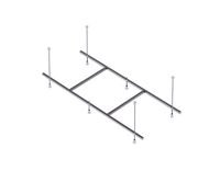 Сборный каркас к ванне Лугано 170/Либерти 170 (шпильки) KAR-0000058 — фото 4, Ванны и комплектующие