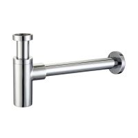 Сифон для раковины Rose RS22, хром — фото 1, Сифоны для раковины