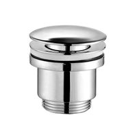 Товар: Клапан донный универсальный Click/Clack 1,25, хром. LEMARK LM8500C - фото 1 Клапан донный универсальный Click/Clack 1,25, хром. LEMARK LM8500C — фото 1, Донные клапаны