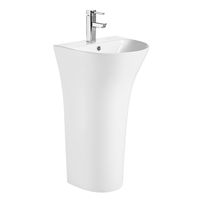 Раковина напольная AZARIO FRETTA ROUND 480x420x835 отдельностоящая арт-AZ-307 — фото 9, Раковины напольные