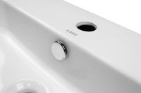 Раковина накладная Azario 485х410х125 прямоугольная, белый глянец арт-AZ-2258 — фото 4, Раковины накладные