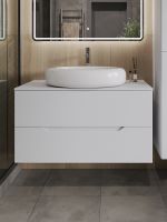 Товар: Orange Line Li-100TuwMDF+B08-640W тумба с раковиной подвесная 100 см, белый Li-100TuwMDF+B08-640W - фото 3 Orange Line Li-100TuwMDF+B08-640W тумба с раковиной подвесная 100 см, белый Li-100TuwMDF+B08-640W — фото 3, Тумбы с раковиной