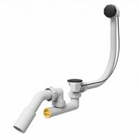 Слив-перелив для ванны полуавтомат MILACIO Ultra (MCU.014.MB) черный матовый — фото 1, Сливы-переливы