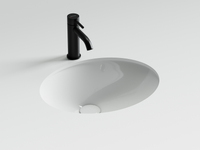 Раковина встраиваемая снизу Ceramicanova Era 465x380x190 мм, с отверстием слива - перелива, белый, арт. арт-CN15005 — фото 2, Раковины встраиваемые снизу