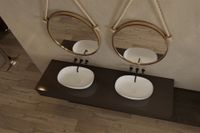 Товар: Раковина накладная ABBER Stein AS2636 белая матовая - фото 3 Раковина накладная ABBER Stein AS2636 белая матовая — фото 3, Раковины накладные