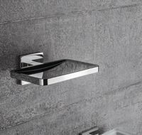 Мыльница COLOMBO DESIGN BASICQ B3781 настенная несъемная цвет хром — фото 2, Мыльницы