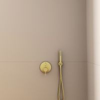 Шланговое подключение Ideal Standard Ideal Rain шлифованное золото арт-BC807A2 — фото 2, Комплектующие для душевого оборудования