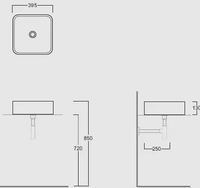 Раковина SIMAS FLOW накладная без отверстий цвет белый матовый арт-FL11.BM — фото 2, Раковины накладные