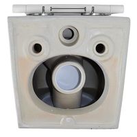 Унитаз подвесной Azario Cascad 525x345x360 безободковый, система смыва "Скрытое Торнадо", в комплекте с быстросъемным сиденьем микролифт (AZ-2303A) арт-AZ-2303-A — фото 12, Подвесные унитазы