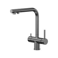 Смеситель Reflexion Lago RX9902GD для кухни с гибким изливом и подключением к фильтру, брашированное золото — фото 36, Смесители для кухни