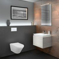 Товар: Сет: Инсталляция для подвесного унитаза AZARIO NEW 2-х режимный смыв 3/6 л. + Унитаз подвесной Azario Teramo безободковый, смыв "Торнадо", с сидением микролифт арт-AZ-501A+AZ-0053-UQ3 - фото 9 Сет: Инсталляция для подвесного унитаза AZARIO NEW 2-х режимный смыв 3/6 л. + Унитаз подвесной Azario Teramo безободковый, смыв "Торнадо", с сидением микролифт арт-AZ-501A+AZ-0053-UQ3 — фото 9, Комплекты унитаз + инсталляция