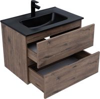 Тумба под раковину Aquanet Алвита New 70 2 ящика, дуб веллингтон табак 00334185 — фото 2, Тумбы под раковину