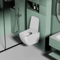 Унитаз ABBER Ultra подвесной белый с ультратонким ободком арт-AC1303 — фото 6, Подвесные унитазы