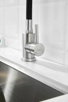 Смеситель для кухни с гибким изливом BELZ , сатин арт-B73809-1 — фото 7, Смесители для кухни