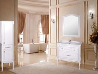 Товар: Комплект мебели для ванной Модерн 85 (Белый Патина серебро) 1124701 - фото 10 Комплект мебели для ванной Модерн 85 (Белый Патина серебро) 1124701 — фото 10, Комплекты мебели для ванной