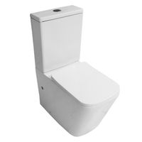 Унитаз напольный Azario Indor безободковый, в комплекте с бачком и сиденьем микролифт, дюропласт 820*630*360 арт-AZ-T004B-R — фото 13, Напольные унитазы