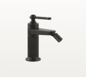 Смеситель для биде, Gessi, VENTI20, тип открывания воды-однорычажный, отверстия для монтажа-1, высота, мм-168, вынос излива, мм-115, донный клапан-есть, тип подводки-гибкая, стандарт подвода воды-3/8", цвет-Aged Bronze арт-65007.187 — фото 1, Смесители для биде