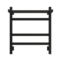 Полотенцесушитель электрический Grota Tela 530х600 черный Tela 530х600 RAL9005 EL — фото 4, Электрические полотенцесушители