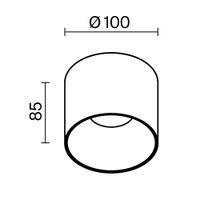 Потолочный светильник Technical C064CL-01-15W4K-D-RD-WB — фото 2, Подвесные светильники