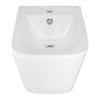 Биде подвесное Azario Teramo 345х485х330 санфаянс арт-AZ-0052F — фото 1, Биде подвесные