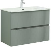 Тумба под раковину Aquanet Джейн 90 мисти грин арт-00313319 — фото 1, Тумбы под раковину