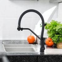 BOND Smart B64-0488 Смеситель для кухни под фильтр с краном для питьевой воды, черный матовый — фото 15, Смесители для кухни