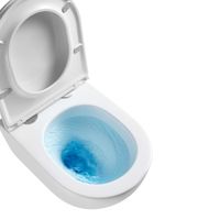 GLAZER WHITE Унитаз подвесной безободковый с сиденьем микролифт, LM, 9614003 — фото 9, Подвесные унитазы