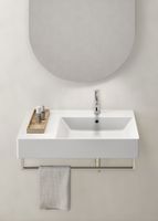 раковина подвесная/накладная KUBE X 80x47 топ слева белый арт-9457111 — фото 4, Раковины подвесные