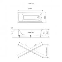 Ванна Элис 170 арт-Щ0000066028 — фото 4, Акриловые ванны