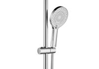 AQ2740CR ЛУГАНО душевая система (смеситель для ванны) 255 мм, хром — фото 6, Душевые стойки