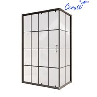 Ограждение MUZA120 N душевое Ceruttispa без поддона (80x120x195) — фото 4, Душевые уголки трапеция