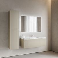 Тумба подвесная SANCOS Snob R 1.0 1195х445х406, c одним ящиком оснащенным доводчиками, Beige Soft , арт. арт-SNR1.0120CE — фото 6, Тумбы под раковину