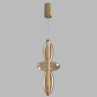 Светильник подвесной арт-QUASAR SP14W LED AMBER — фото 3, Подвесные светильники