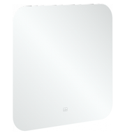 Зеркало, Villeroy&Boch, More To See Lite, квадратное, ширина, мм-800, глубина, мм-24, высота, мм-800, тип установки-настенный, с подсветкой, тип освещения-светодиодная подсветка (LED), крепления в комплекте арт-A4628000 — фото 1, Зеркала в ванную комнату