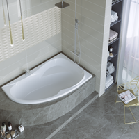 Ванна акриловая ALEX BAITLER LADOGA R 170*110 белая LADOGA R 170*110 — фото 2, Акриловые ванны