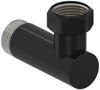 Уголок Уголок переходной Стилье (G 1" НР х G 1" НГ) Чёрный 172002-0110 — фото 3, Комплектующие для полотенцесушителей