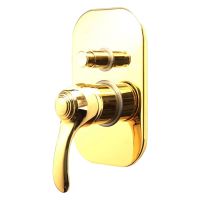 Товар: Смеситель для душа встраиваемый Webert Aurora AU860101010, золото - фото 1 Смеситель для душа встраиваемый Webert Aurora AU860101010, золото — фото 1, Смеситель для душа