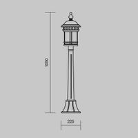 Товар: Ландшафтный светильник Outdoor O031FL-01BR - фото 3 Ландшафтный светильник Outdoor O031FL-01BR — фото 3, Уличное освещение